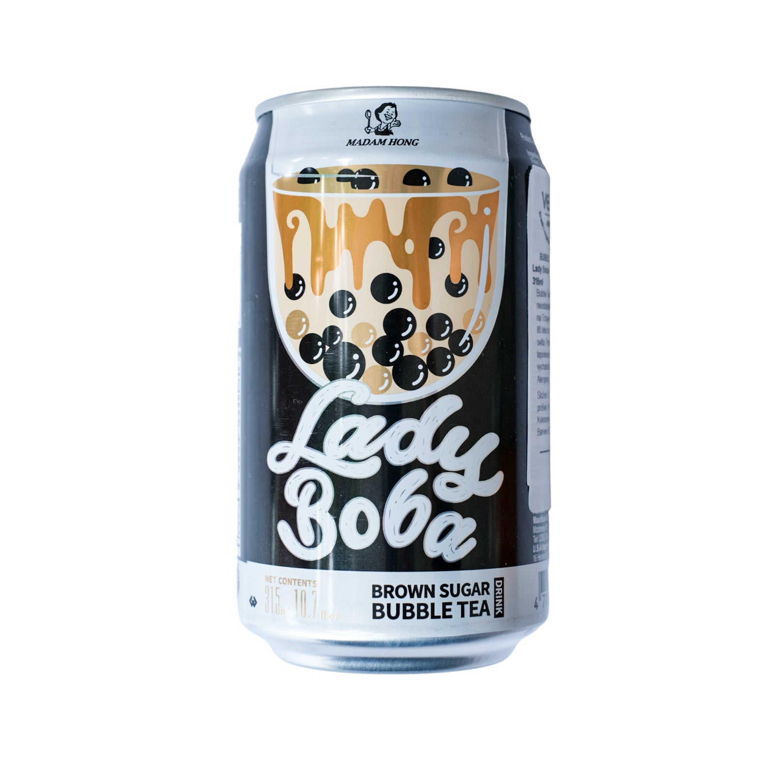 Lady Boba Bubble Tea Milchgetränk Brauner Zucker - 315ml