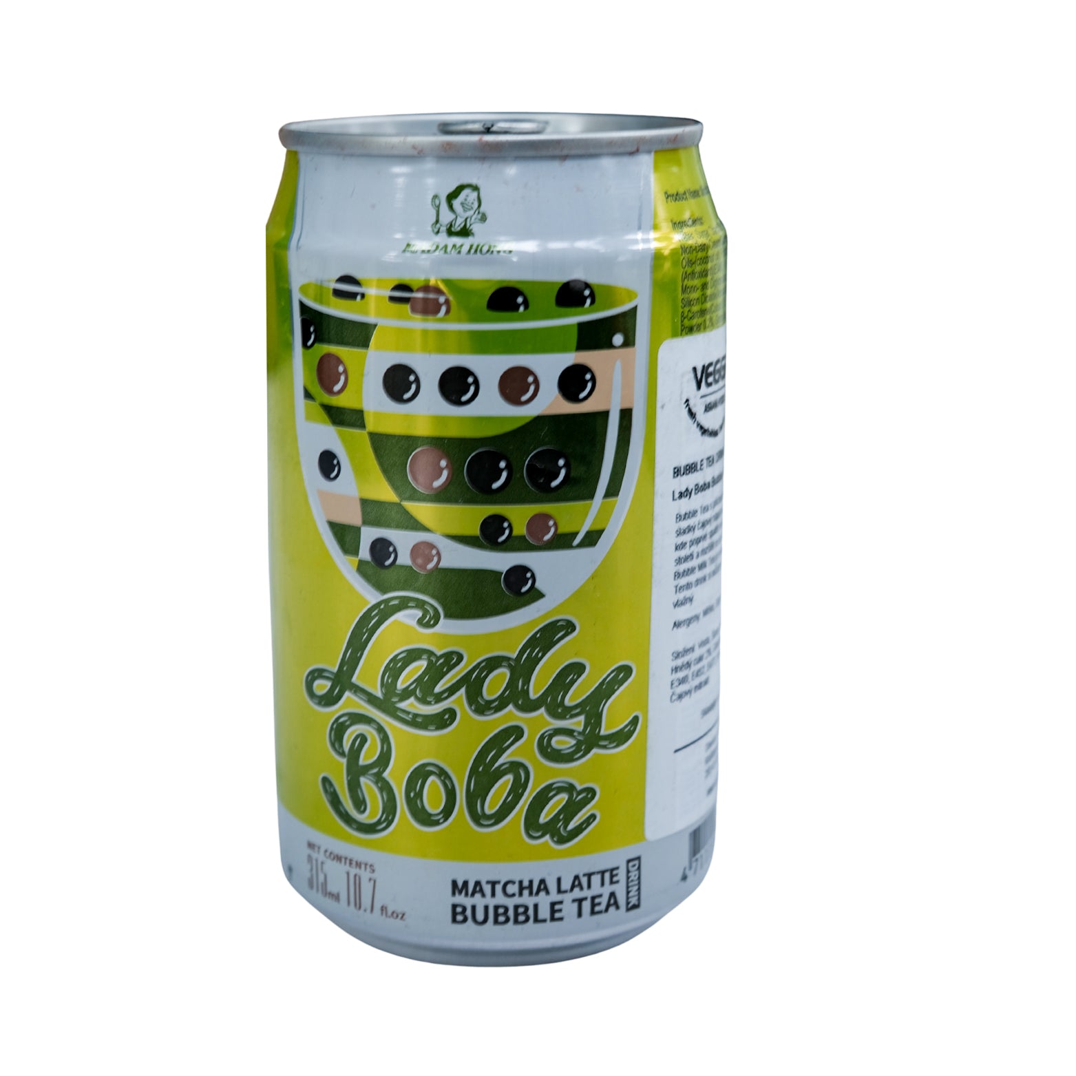 Lady Boba Bubble Tea Milchgetränk Matcha - 315ml