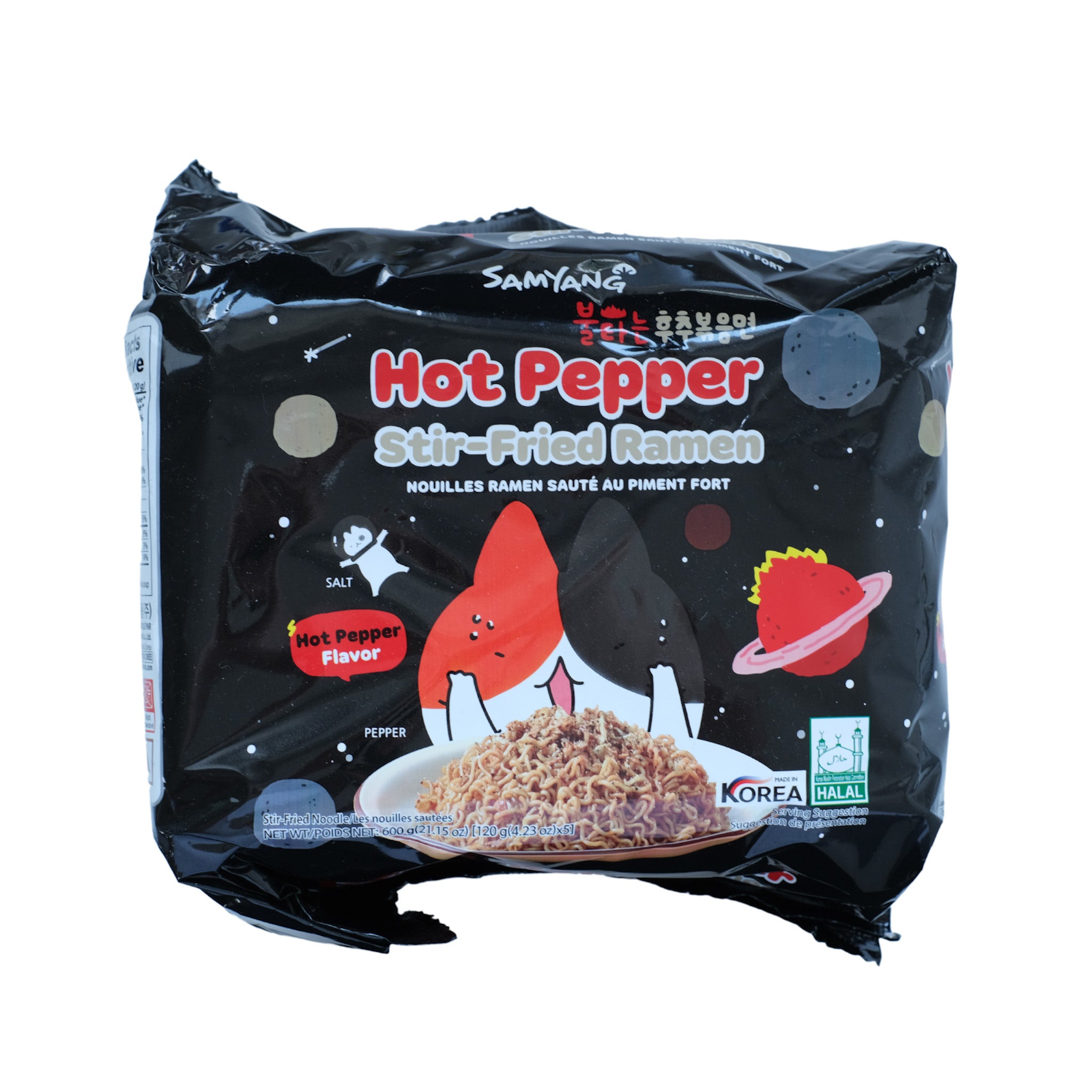 Samyang Hot Pepper Stir-Fried Ramen Multipack - 550g