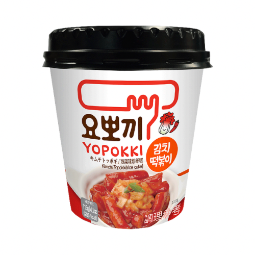 Young Poong Yopokki Kimchi Topokki (Reiskuchen) Cup - 115g