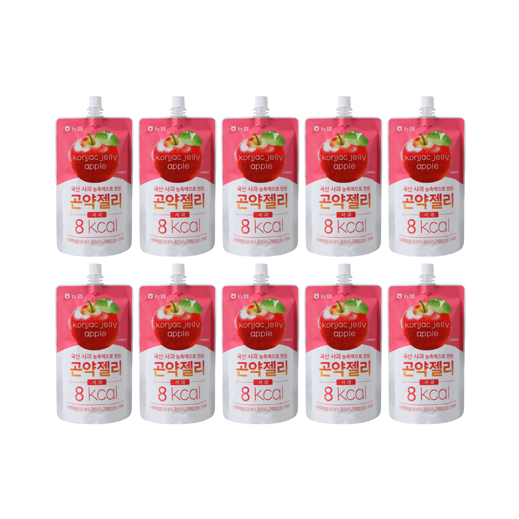 NH Konjak Jelly Getränk Apfel-Geschmack Multipack - 10 x 150g