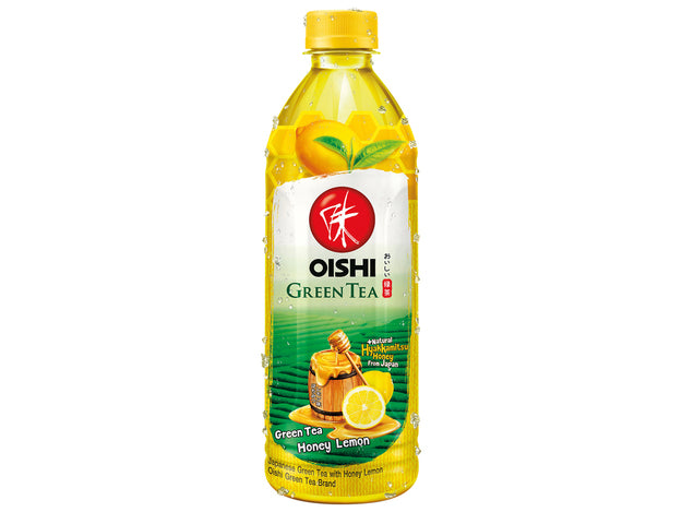 Oishi Erfrischungsgetränk mit grünem Tee und Honig-Zitronengeschmack 500 ml