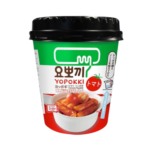 Young Poong Yopokki Tomatengeschmack Topokki (Reiskuchen) Cup - 120g