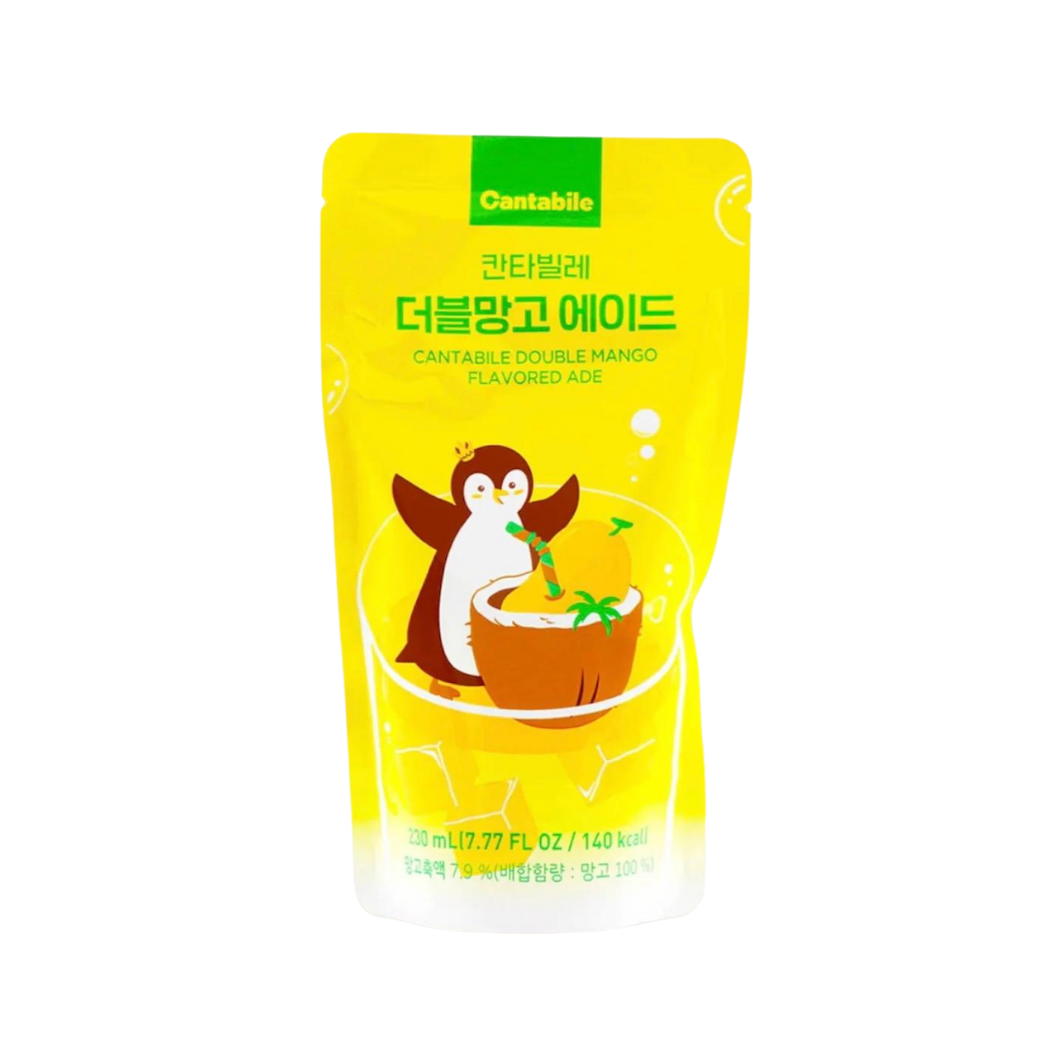 Cantabile Mango Ade Korean Pouch Drink - 230ml