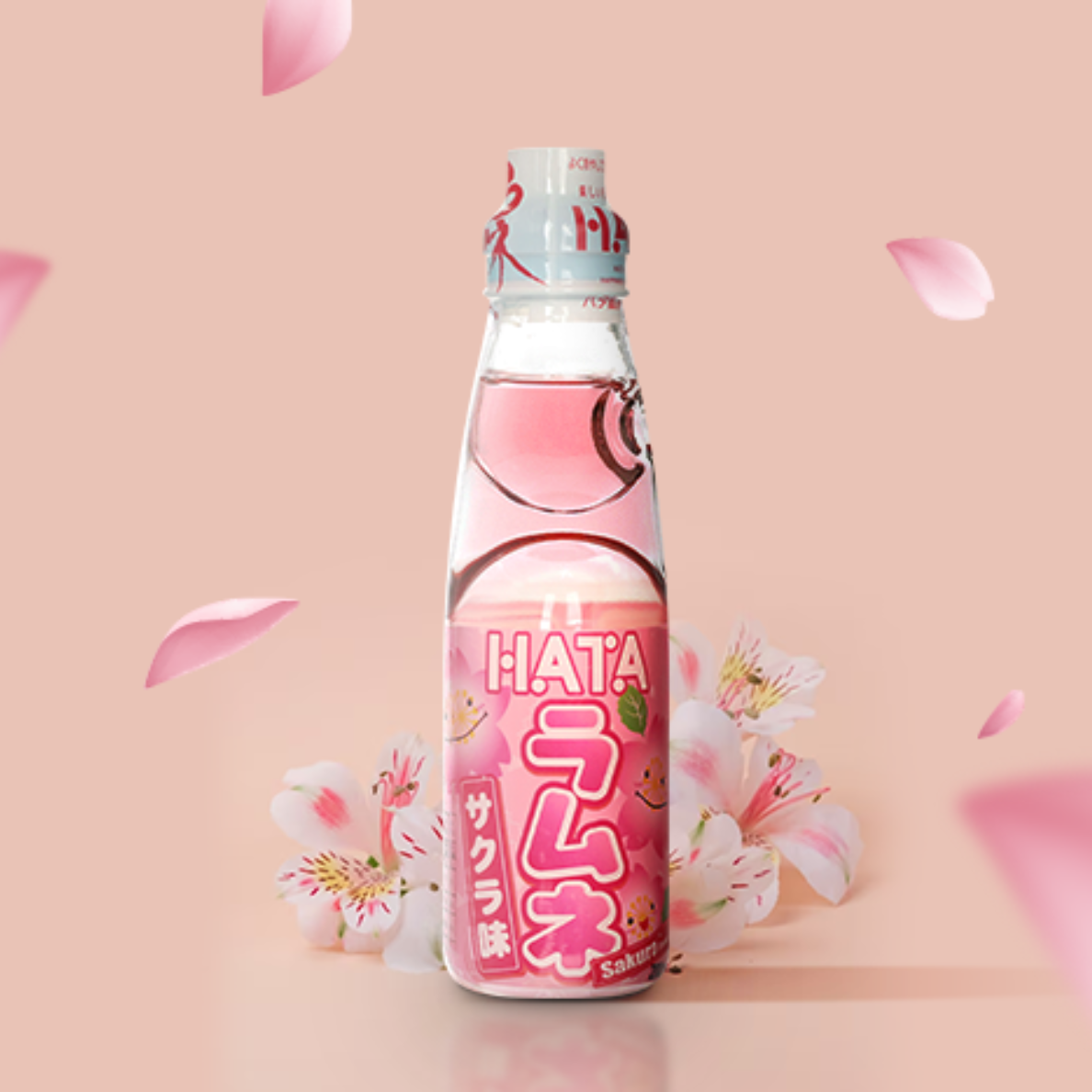 Hata Kosen Ramune Sakura Limonade - 200ml