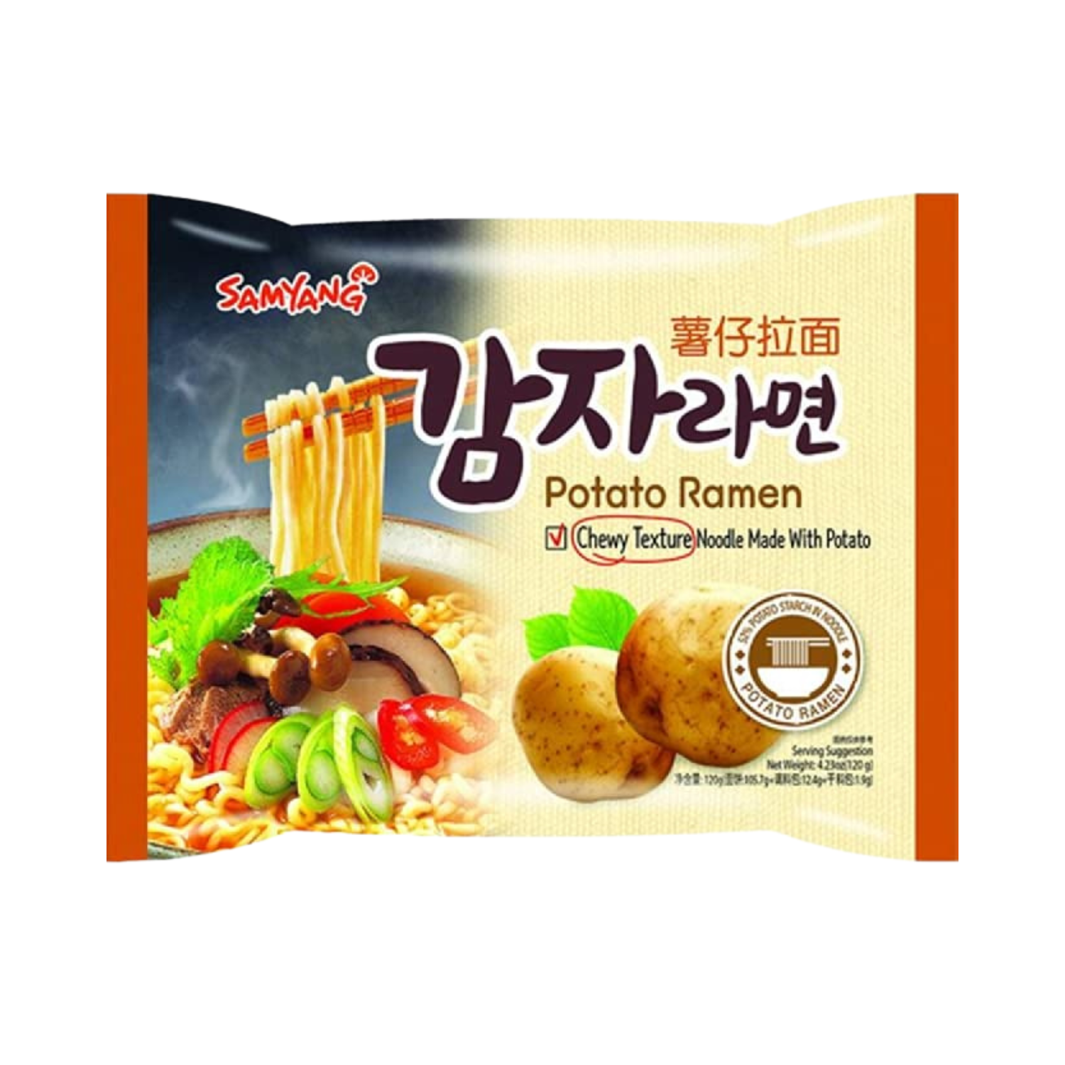 Samyang Ramen Kartoffel Instant Nudeln - 120g