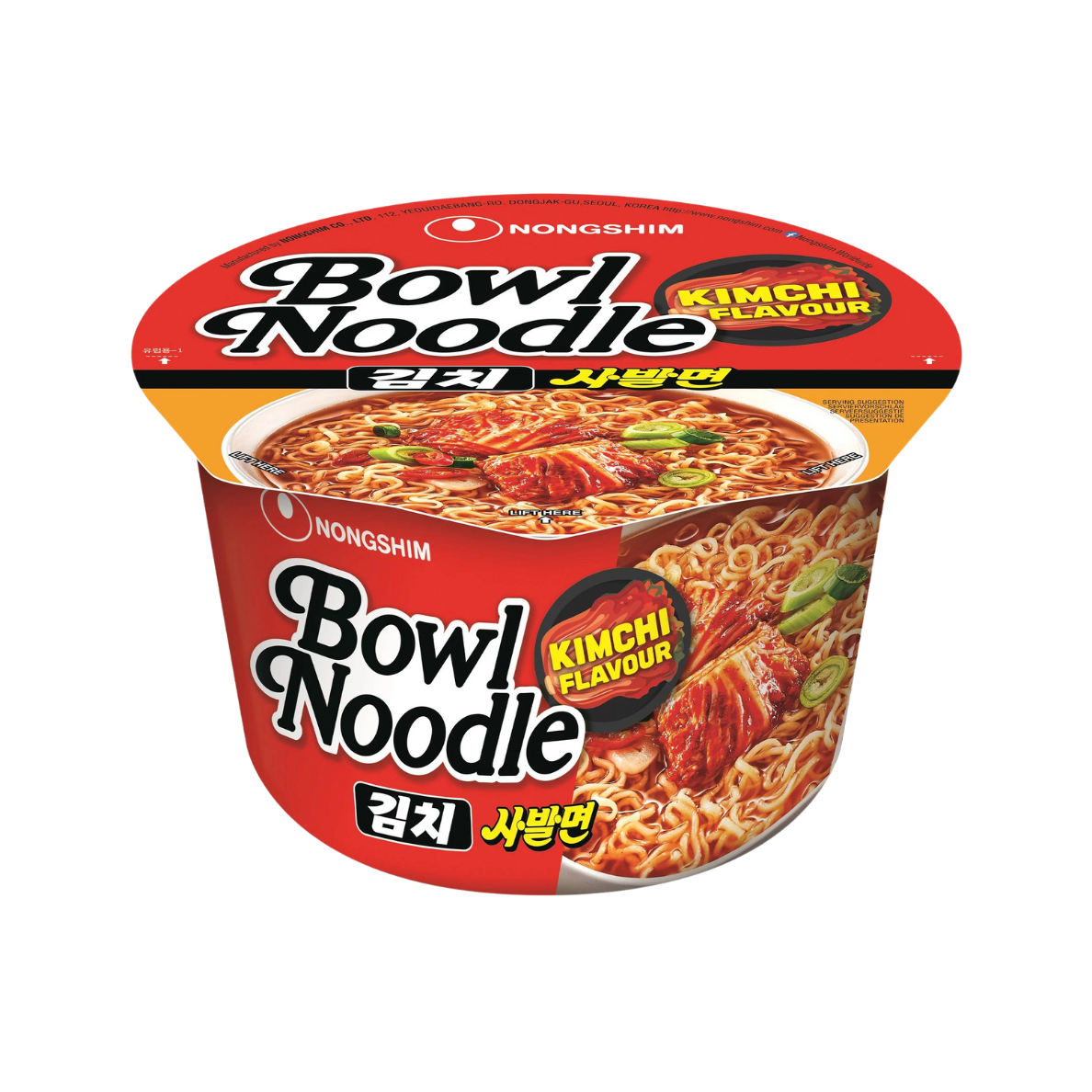 Nongshim Kimchi Ramen Bowl Noodle - 100g