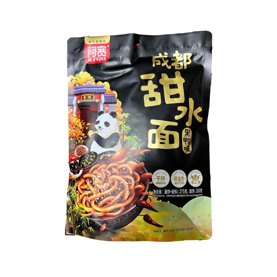 Hi A'Kuan Udon Nudeln Süß Scharf - 275g