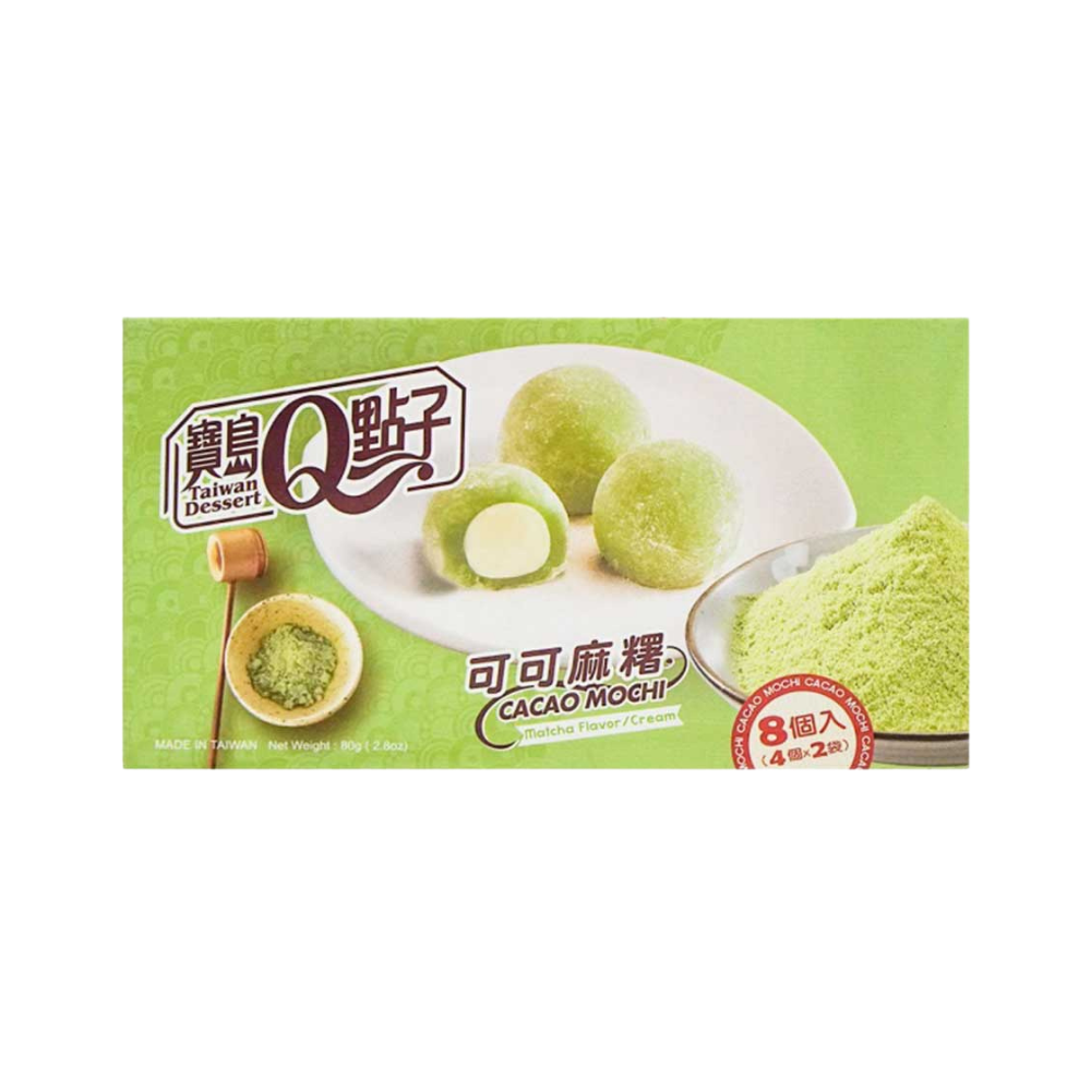 Royal Family Taiwan Dessert Cacao Mochi Matcha - 80g