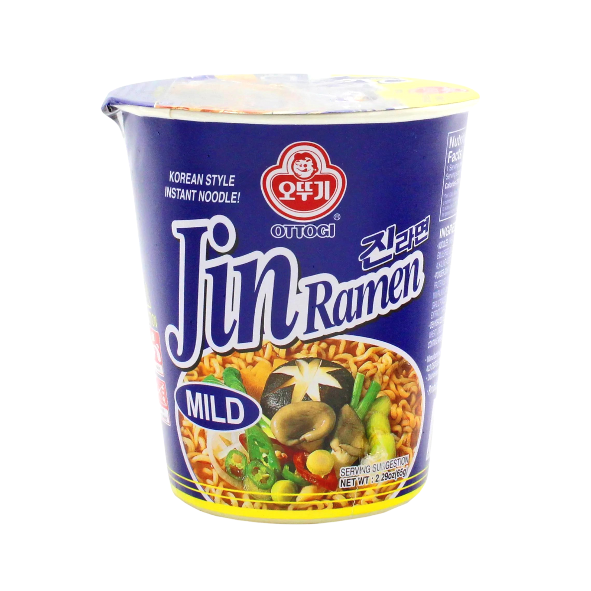 Ottogi Jin Ramen Mild Cup - 65g