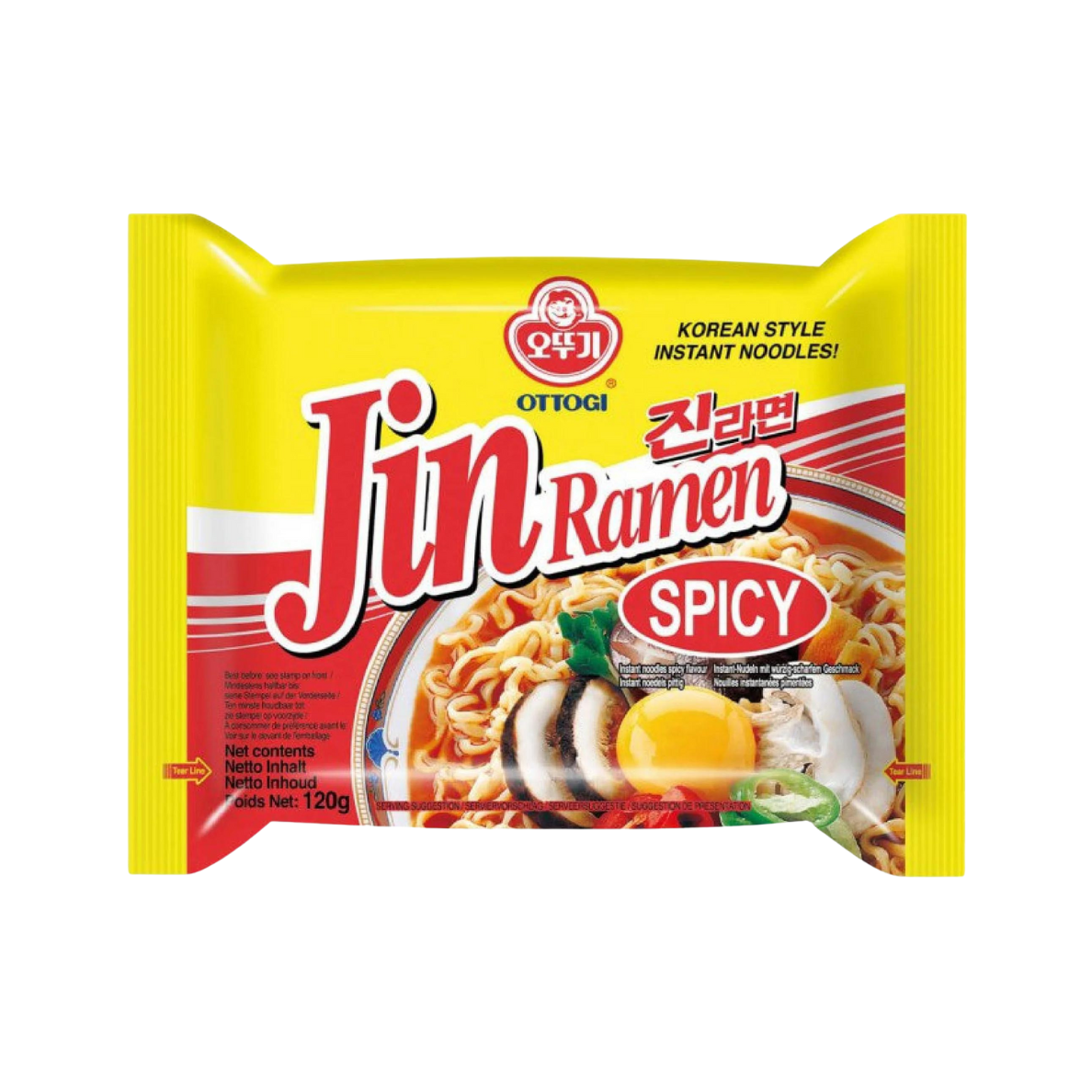 Ottogi Jin Ramen Scharf - 120g